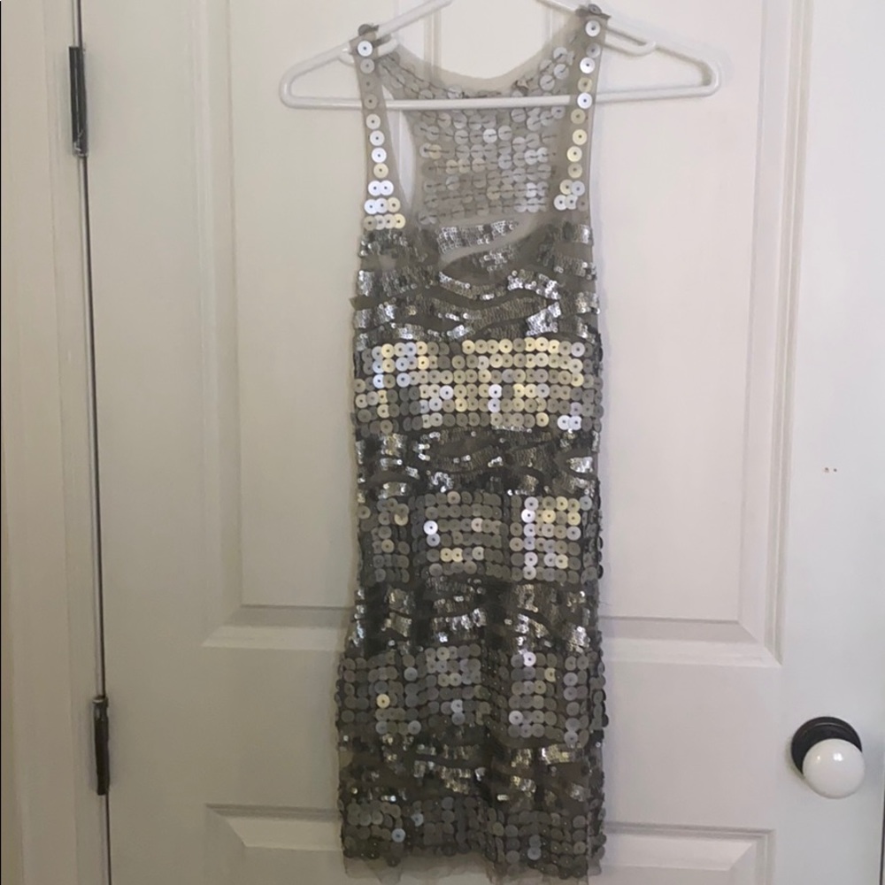 Unlabeled sheer Sequin Dress